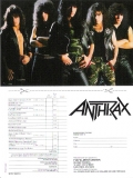 Anthrax - Spreading The Disease, Order form